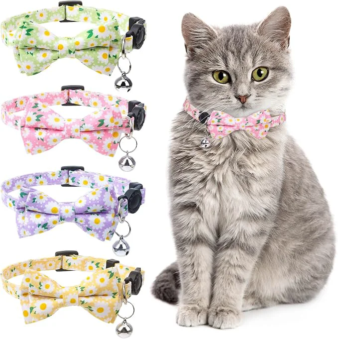 Superior 4 Pcs Breakaway Cat Collar Pure