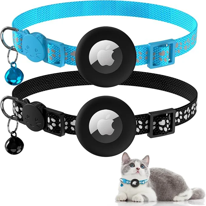 Casual Vanjua 2 Pack Airtag Cat Collar Breakaway Refined
