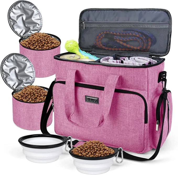 Long-Lasting BAGLHER Dog Travel Bag Pet Travel Bag Natural