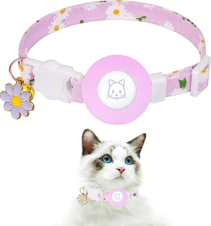 Soft Airtag Cat Collar JXFUKAL Kitten Collar Breakaway Original