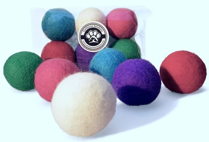 Crafted Wool Cat Toys - Felt Balls Assortments Selected