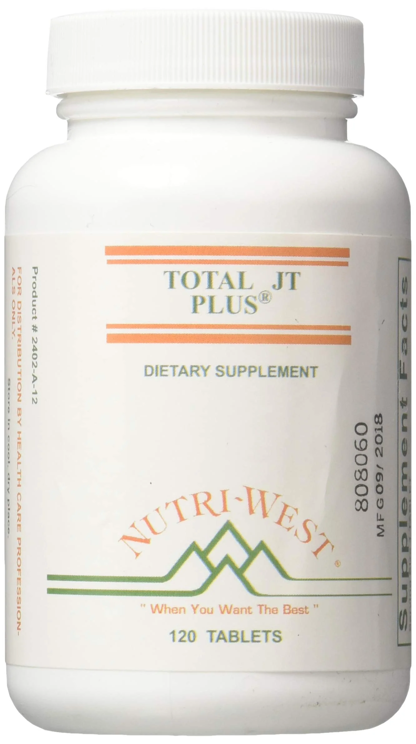 Modern Nutri-West Total JT Plus - 120 ct Formerly Total Joint Support Joint Support Supplement Fast