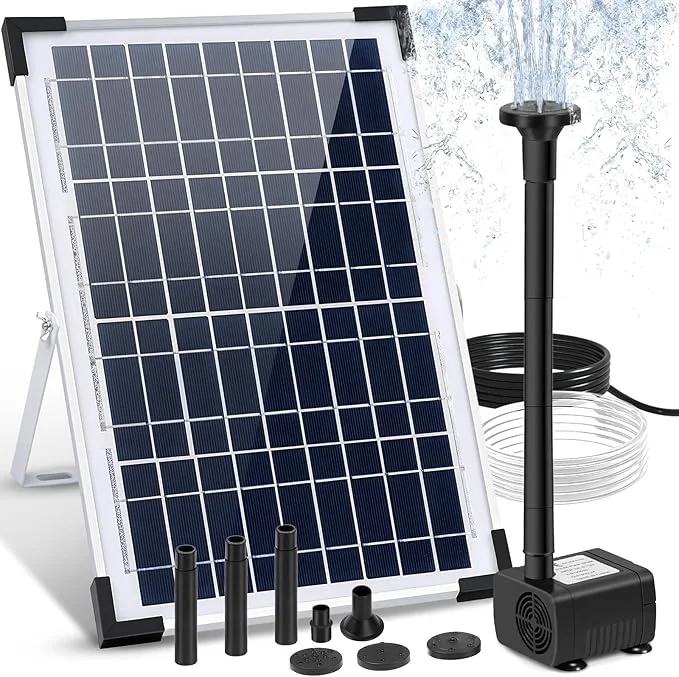 Original Solar Fountain Pump 12W Solar Water Fountain Exceptional