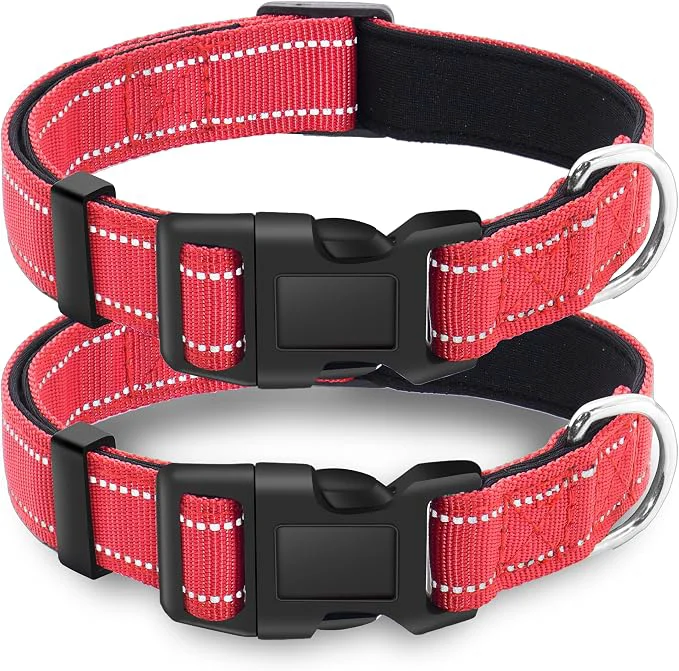 Trusted 2 Pack Reflective Dog Collar User-Friendly
