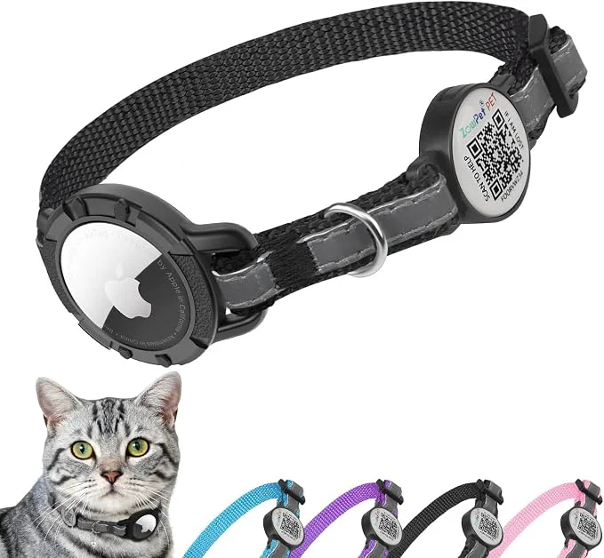 Authentic Airtag Cat Collar Breakaway Healthy