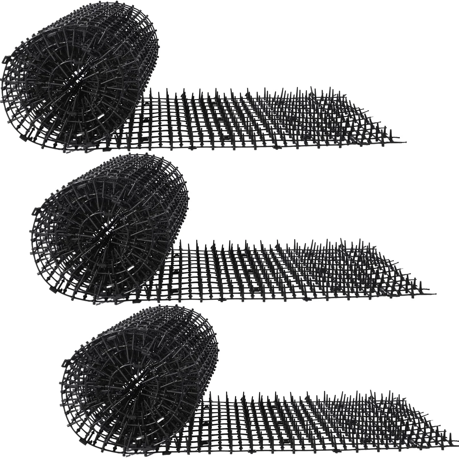 Artisan Abbylike 3 Pack Cat Repellent Mat with Spikes – Indoor Outdoor 78x11 Inches 19.5 ft Total Coverage Enhanced