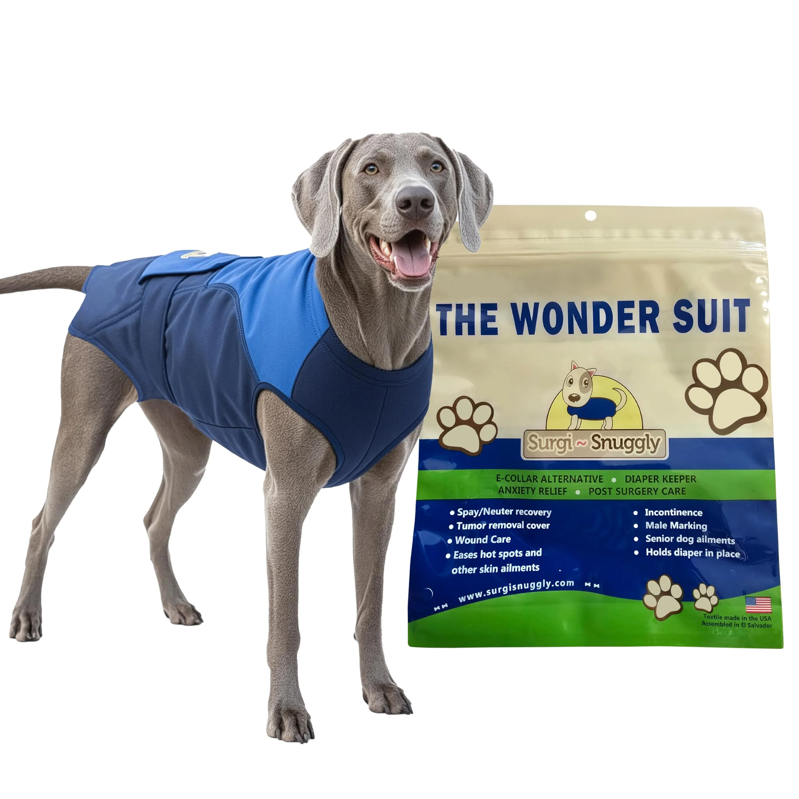 Professional SurgiSnuggly Covers Superior Dog Diaper Keeper for Male Female Dogs High-Quality