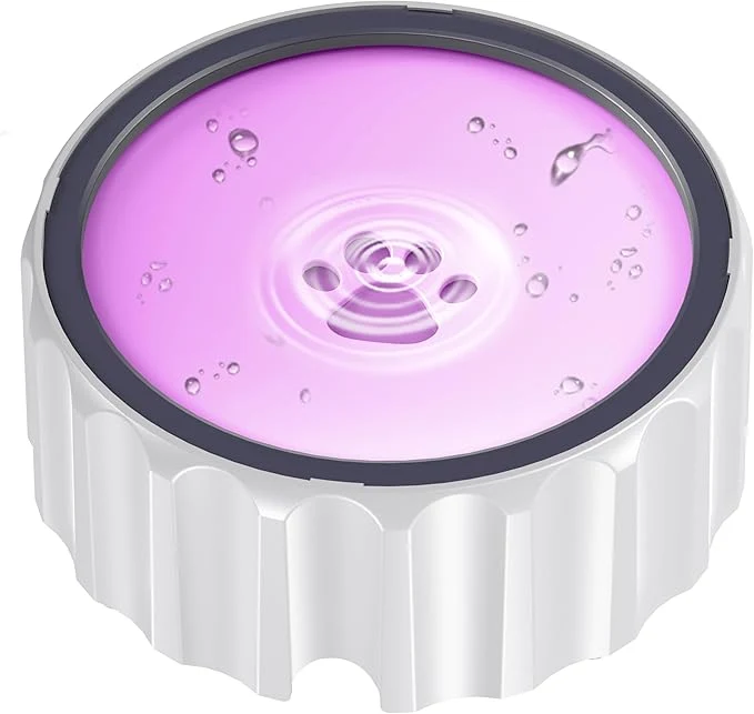 Versatile Dog Water Bowl 70oz 2L Large Capacity Water Dispenser No Spill Non Slip No Splash Pet Slow Feeder No Drip Vehicle Carried Travel Slow Drinking Bowl for Dogs Cat Pink About ThisOverview Healthy
