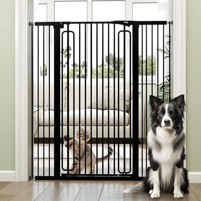 Comfortable keny 51 Extra Tall Pet Gate 29.7 -46 Wide Adjustable Cat Gate Selected