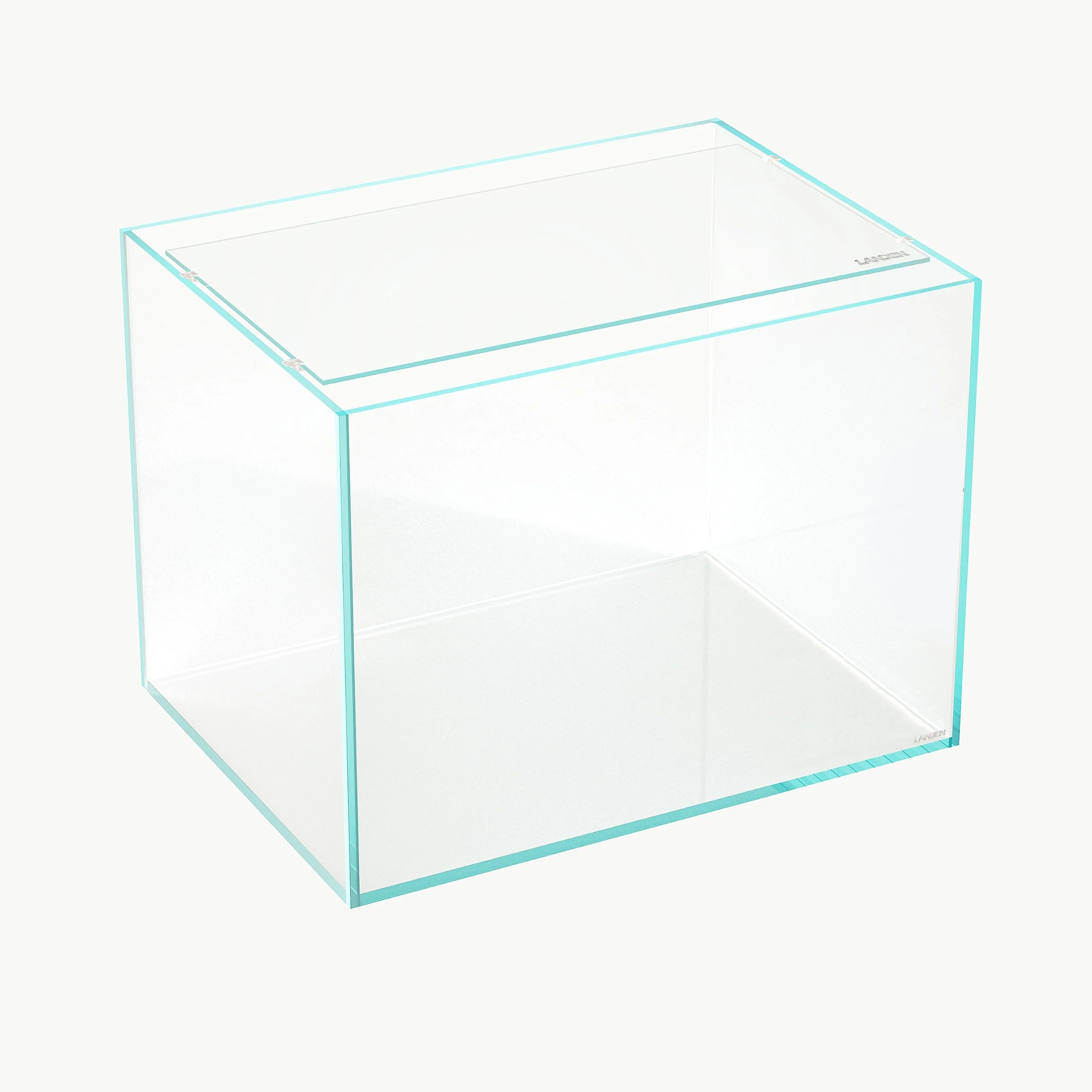 Natural LANDEN 4mm Thick Clear Glass Aquarium Lid with 4 Clips – 576x352mm 22.68x13.86in Fits LANDEN SD604545 RF604540 Advanced