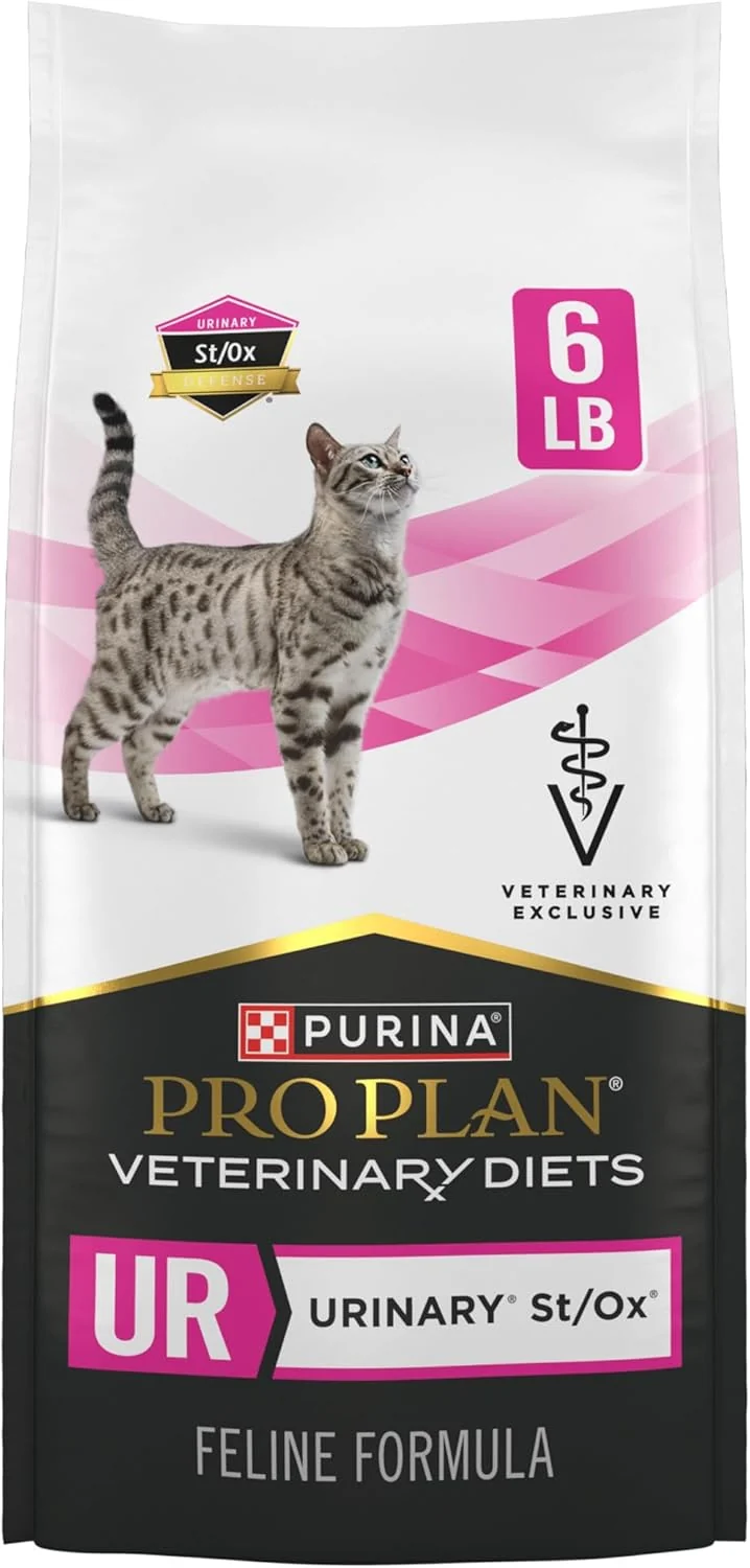 Top-Quality Purina Pro Plan Veterinary Diets UR Urinary St Ox Feline Formula Dry Cat Food - 6 lb. Bag Excellent