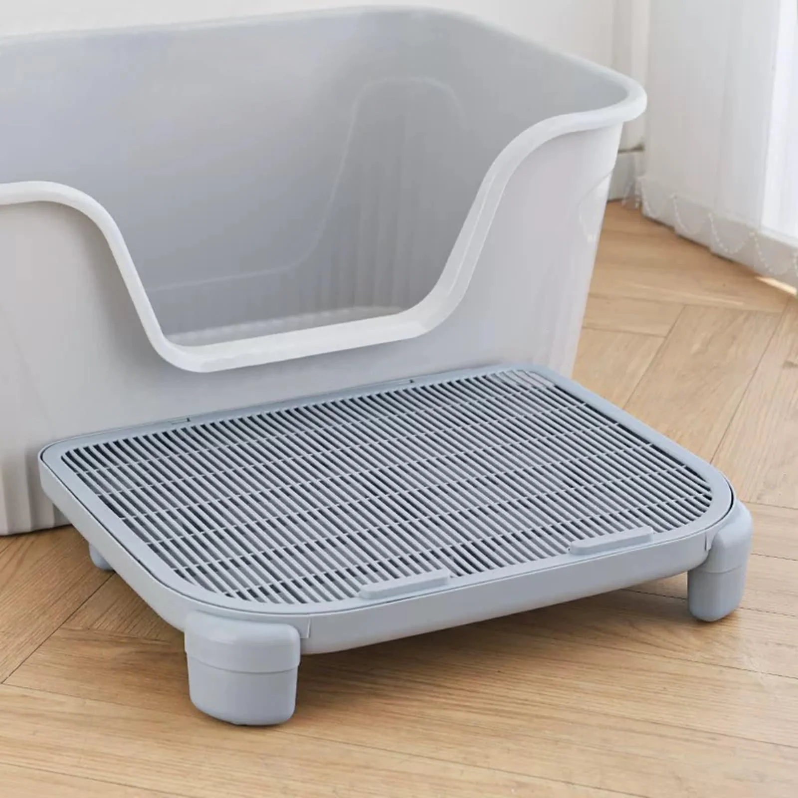 Crafted SpaceTime Greywaterproof Cat Mat — 19.69 x 15.95 in Easy Clean Non-Slip Urine-Proof Traditional