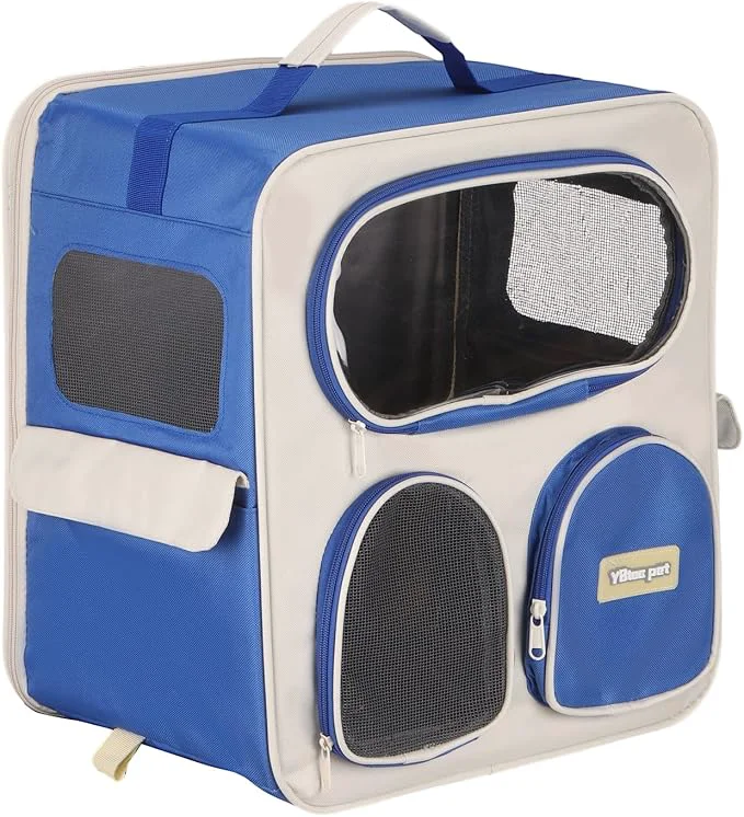 Easy-to-Use Pet Backpack Carrier Portable and Ventilated Nylon Dogs Cats and Small Sophisticated
