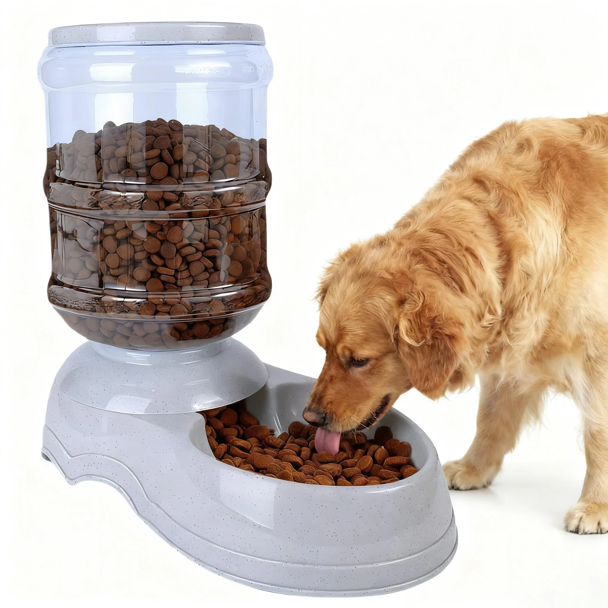Specialty Automatic Dog Feeder 3-Gallon Gravity Dispenser for Large Dogs Flying Dove Lightweight