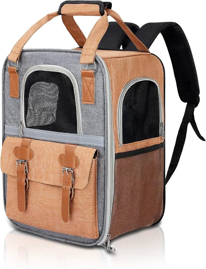 Minimalist ‌YooxArmor Cat Carrier Backpack Airline Mesh Dog Backpack Selected