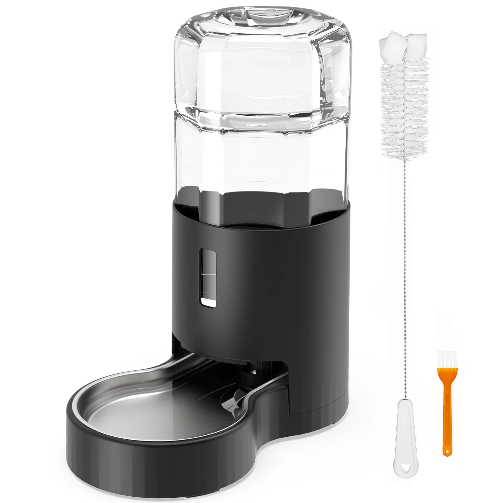 Functional CatAve 7L Automatic Dog Water Dispenser Bowl Gravity-Fed No-Spill Stainless Steel Pet Waterer Original