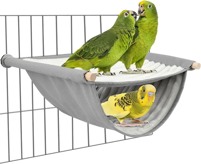 Secure BWOGUE Winter Warm Bird Nest Bed Hanging Hammock Snuggle Hut Parrot House Tent Next-Generation