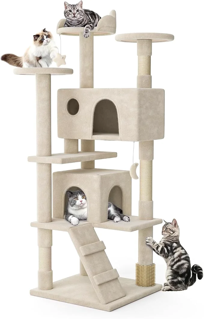 User-Friendly MoNiBloom 70 Inch Cat Tree Tower High-Grade