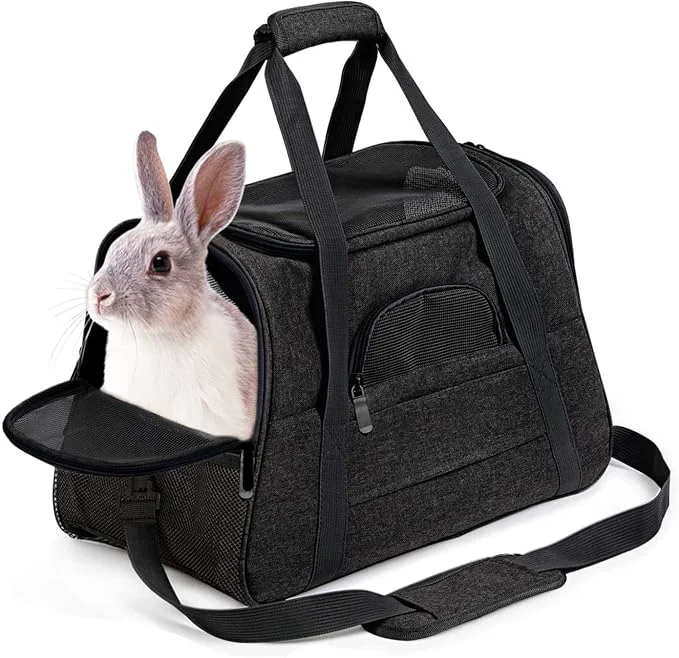 Flexible kathson Rabbit Travel Carrier Bag Airline Pet Pocket Breathable Mesh Optimized