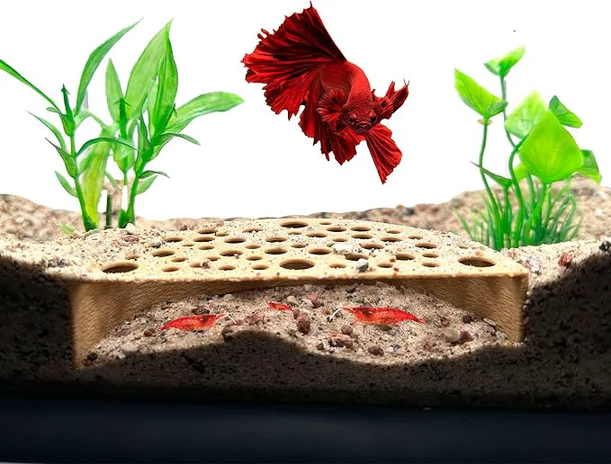 Elegant Shrimp Breeding Protector Shrimp Breeding Cave Aquarium Tunnel CTWPets Breathable