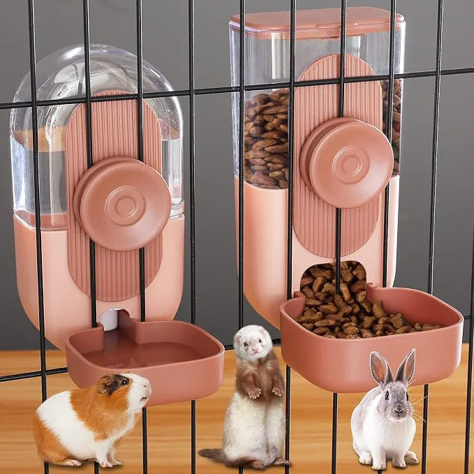 Quality Kenond 35oz Hanging Automatic Pet Food Water Dispenser Auto Gravity Pet Feeder Artisan