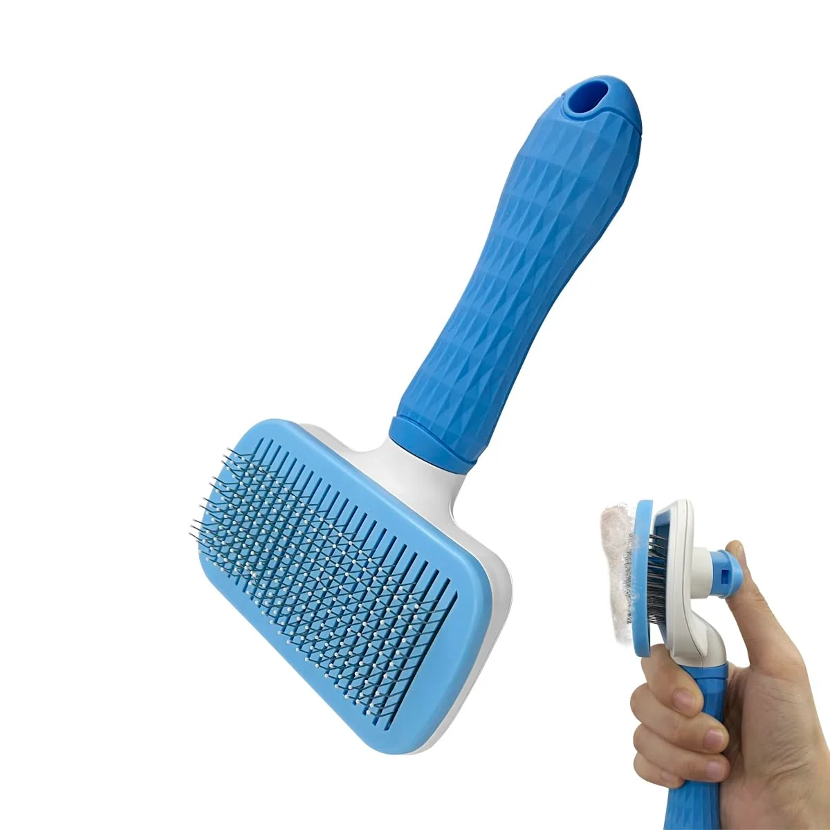 Powerful Pet Cleaning Deshedding Brush Pet Hair Removal Brush for Shedding Massaging Grooming for Small Dogs Cats Rabbits User-Friendly