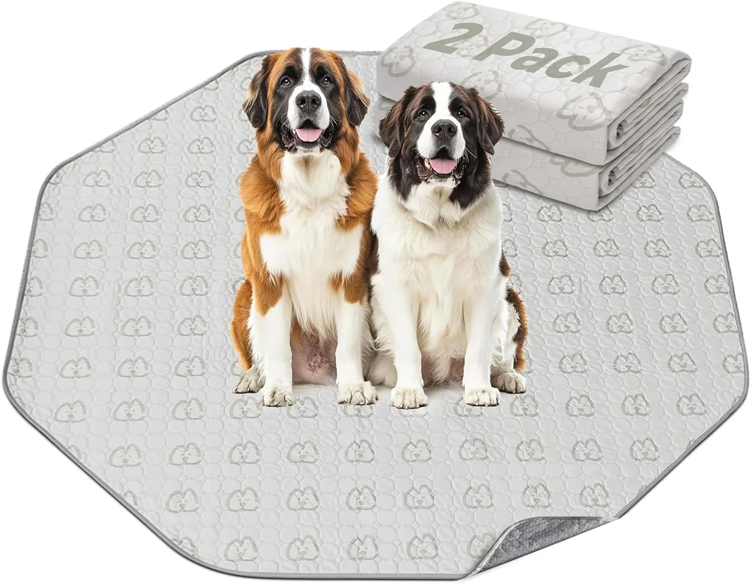 World-Class FXW Washable Pee Pads for Dogs Puppy Pads with Super Absorbent Specifically Designed for FXW Rollick Homeplus 32 40 45inch 8 Panels Dog Playpen 34 Octagon Khaki 2 Packs Sophisticated