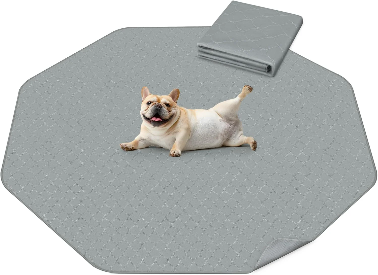 Exclusive FXW Washable Pee Pads for Dogs Puppy Pads with Super Absorbent Specifically Designed Rollick Homeplus 24inch 8 Panels Dog Playpen 29 Octagon Gray 1 Pack Responsible