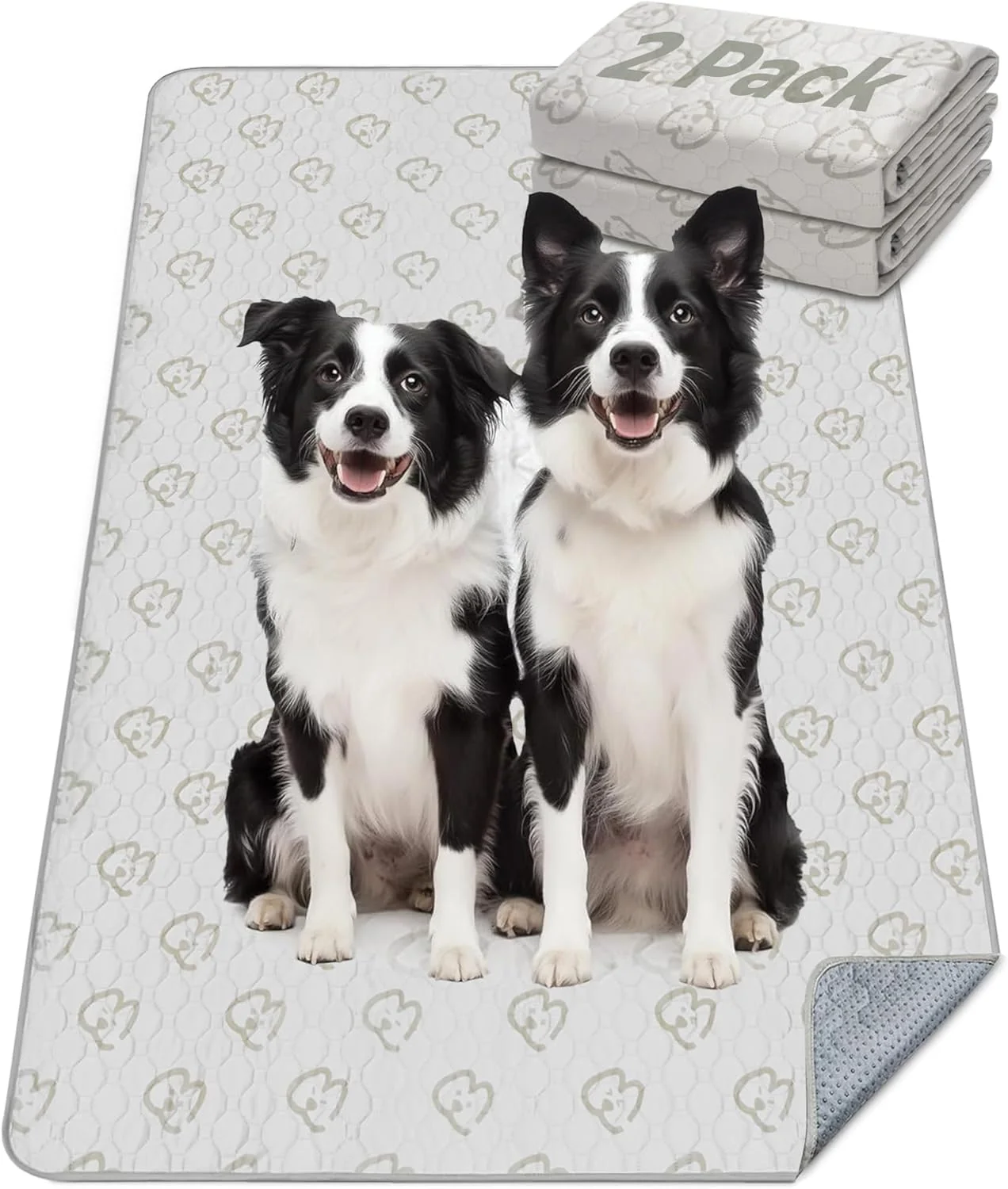 Minimalist FXW Washable Pee Pads for Dogs Puppy Pads with Super Absorbent Specifically Designed for FXW Rollick Homeplus 32 40 45inch 8 Panels Dog Playpen 98 × 43 Rectangle Khaki 2 Packs Exclusive