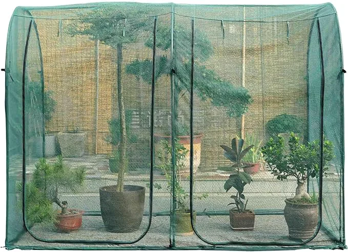 Responsible Poray Large Tunnel 8.2'x4' Plant Netting Cover 6FT Tall Crop Cage Tomato Eco-Friendly