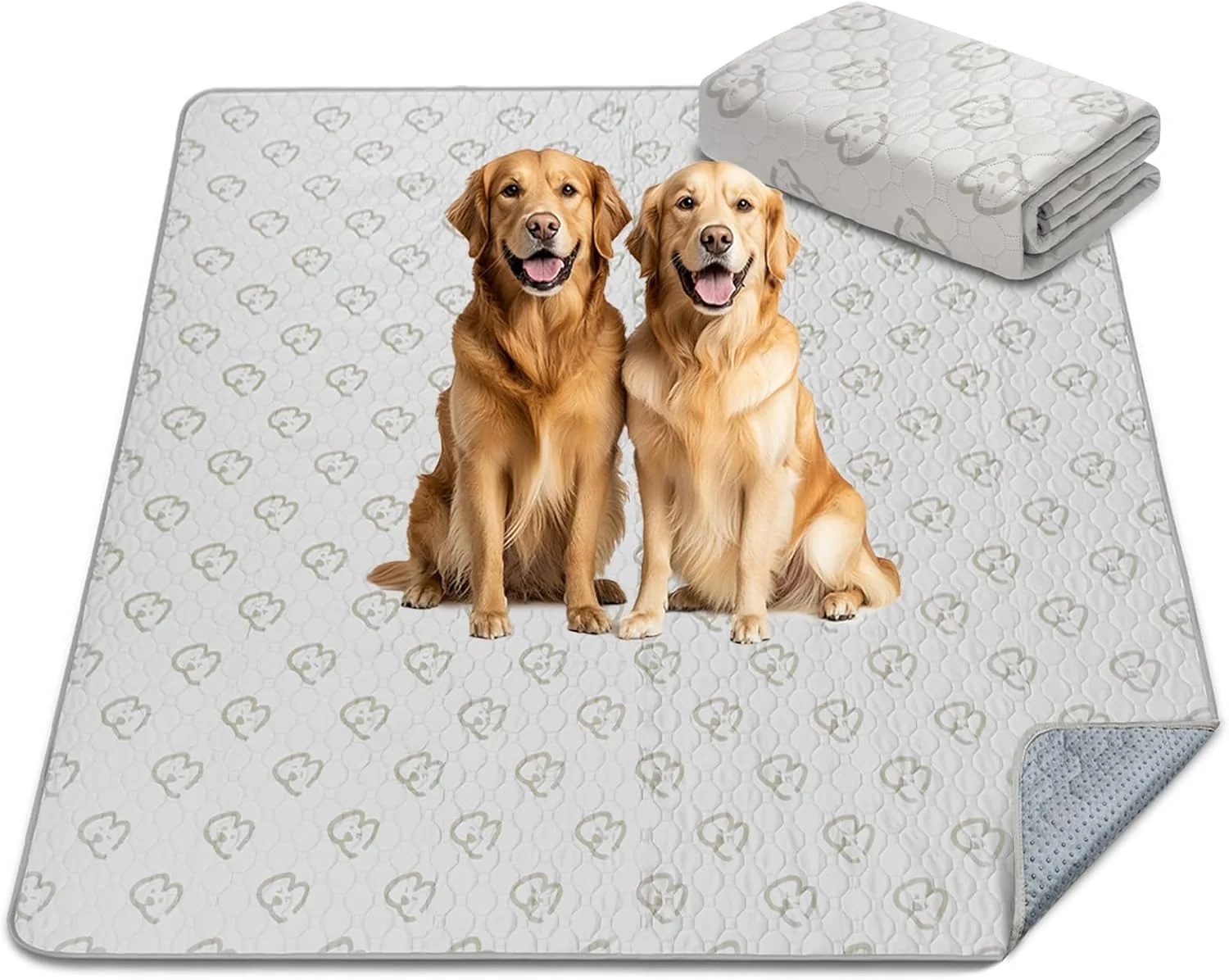 Top-Quality FXW Washable Pee Pads for Dogs Puppy Pads with Super Absorbent Specifically Designed for FXW Rollick Homeplus 24inch 8 Panels Dog Playpen 63 Square Khaki 1 Pack Functional