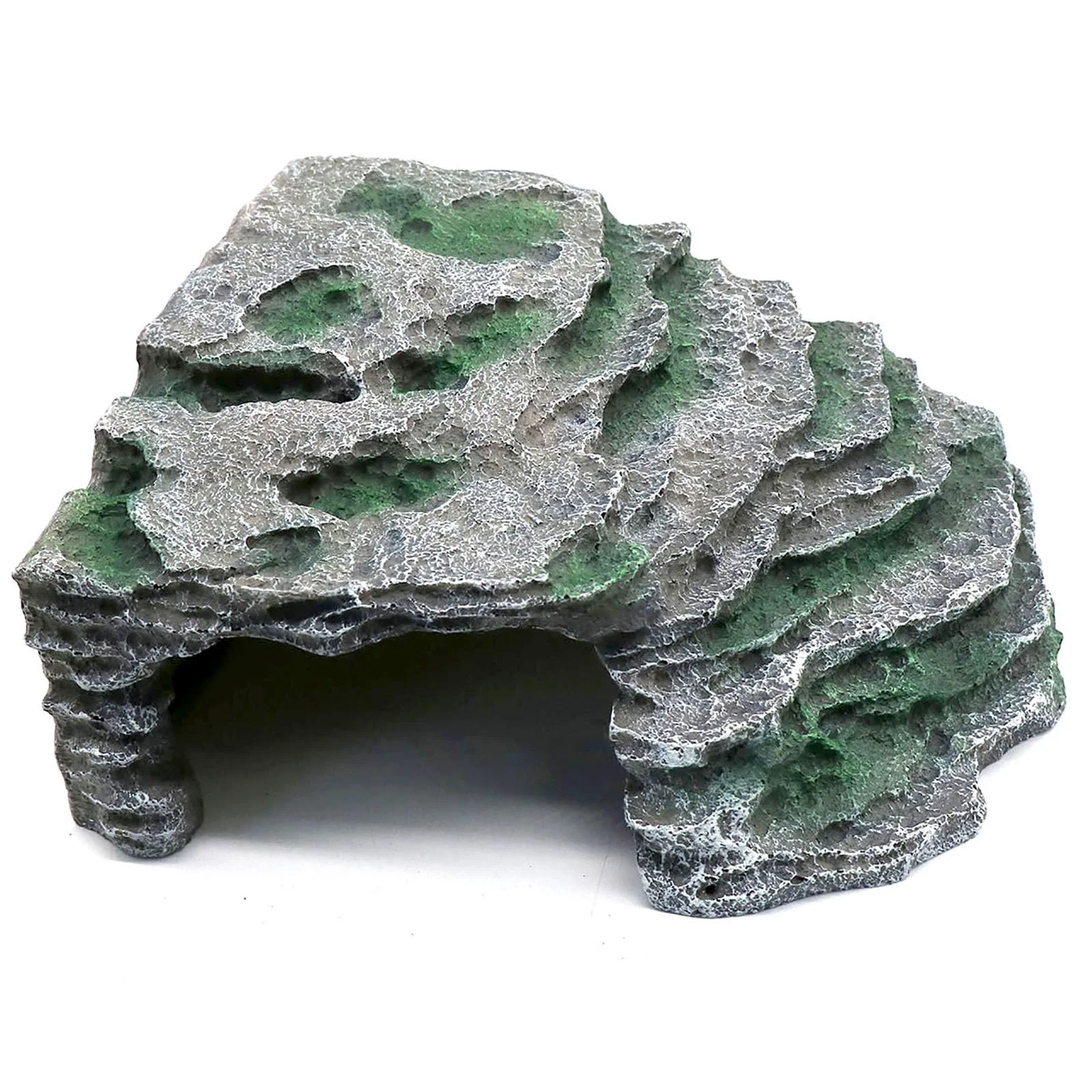 Efficient relaqcc Large Reptile Hide Shale Scape – Bearded Dragons Cave Basking Platform 11.8 x 9.8 x 5.3 in Certified