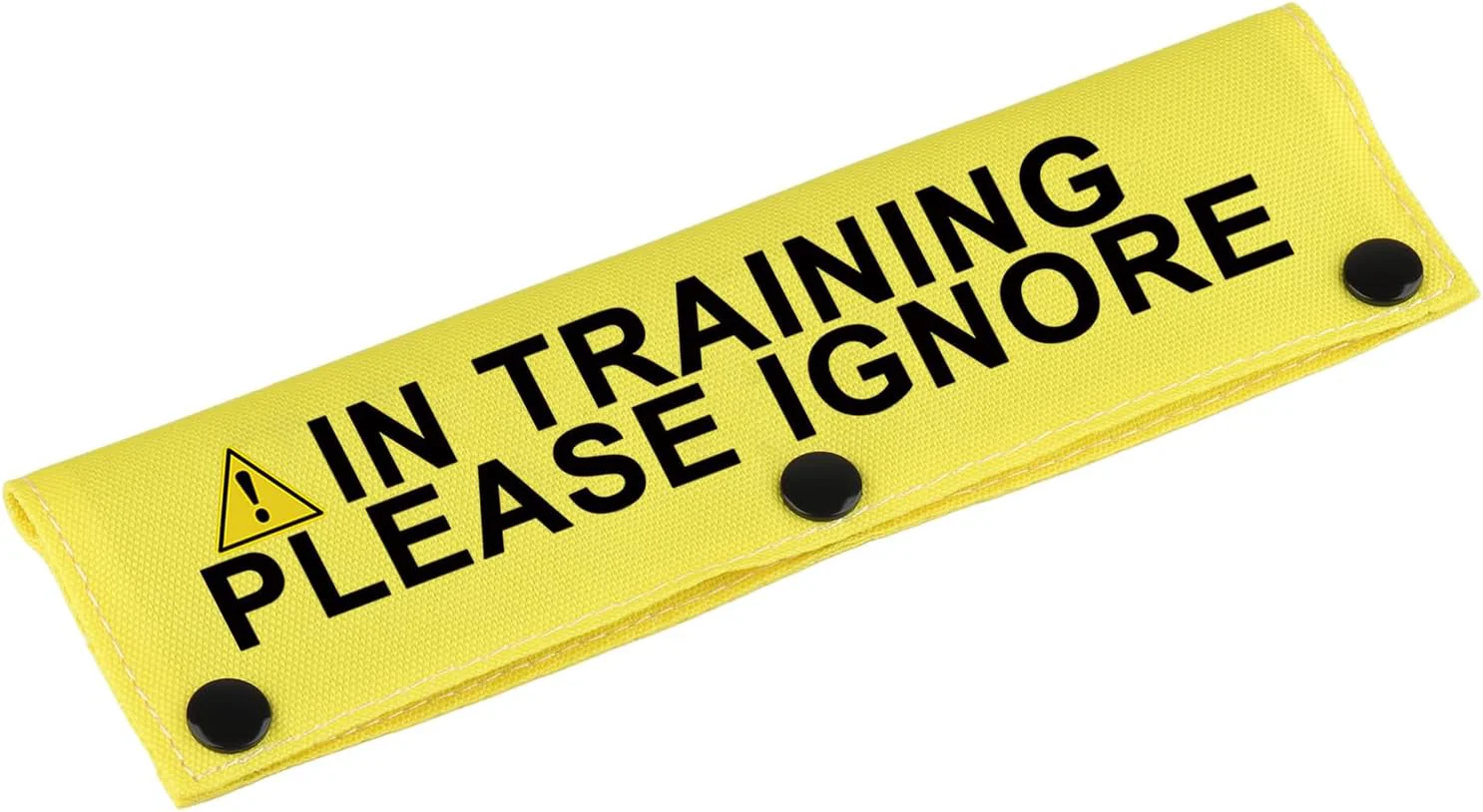 Unique Funny Dog Leash Sleeve in Training Please Ignore Dog Leash Wrap Sleeve Alert Tag Pet Birthday Gift Training Please Ignore-YE Sleeve Quality