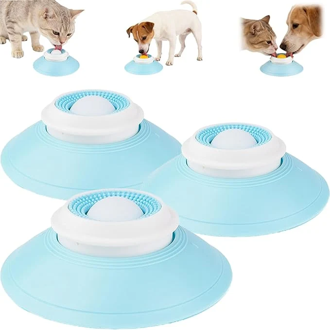 Authentic Dog Lick Ball Licking A Ball Add More Fun Bowl Dog Lick Ball Bowl Licking A Ball for Dogs Slow Down Eating Speed and Add More Fun for Your Dog and Cats. W 3PCS About ThisOverview Green