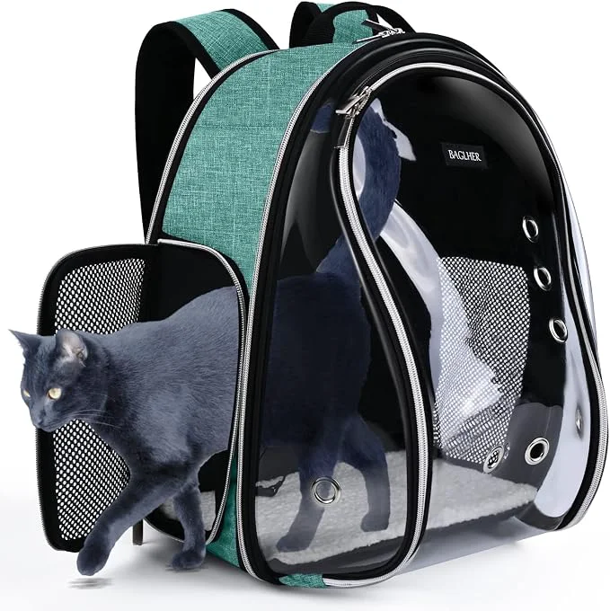 Verified BAGLHER Cat Carrier Backpack Bubble Flexible