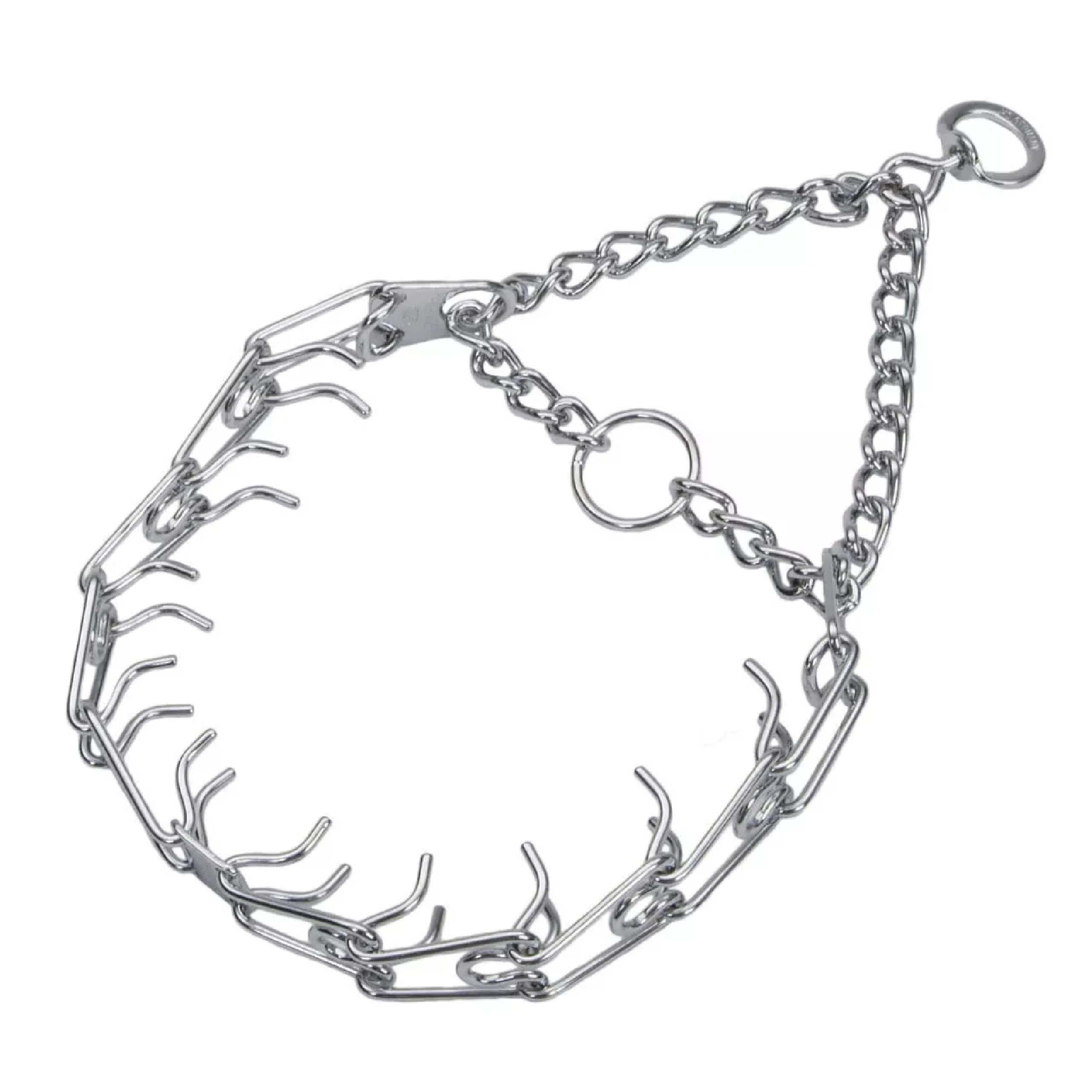 Fine Crafted Herm Sprenger Ultra-Plus Prong Dog Training Collar – Chrome 3.25 mm x 20 inch neck size 22 inch chain length Recyclable