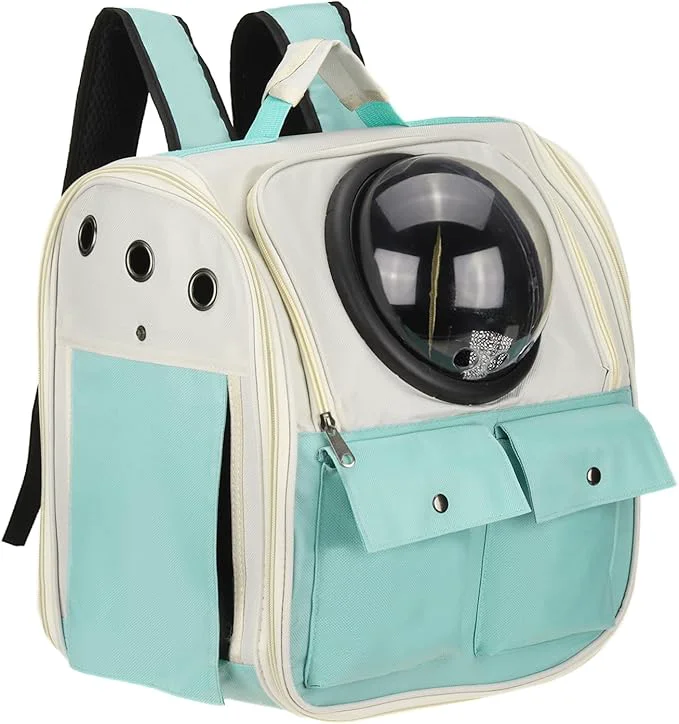 Durable Pet Backpack Carrier Portable and Ventilated Oxford Cloth Dogs Cats and Breathable