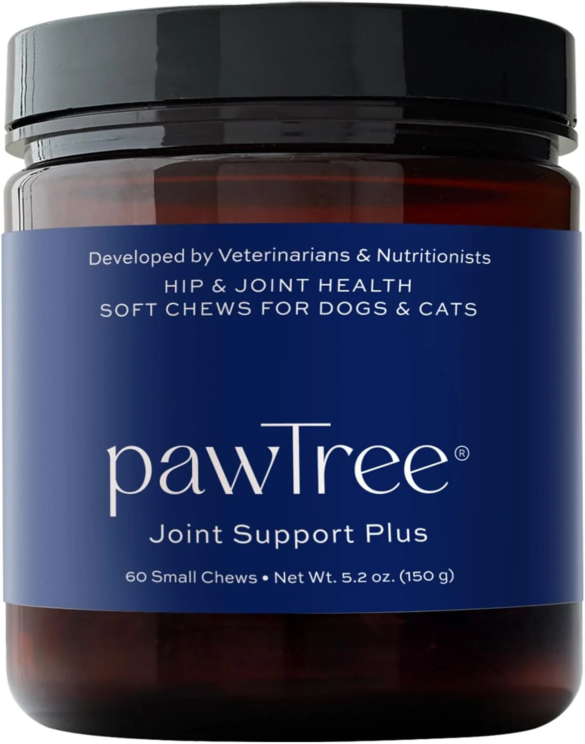 Traditional pawTree Joint Hip Support Supplement for Dogs Cats with Glucosamine Chondroitin MSM Tumeric Green Lipped Mussels - Vitamins Health Essentials - All-Natural Mobility Soft Chews World-Class