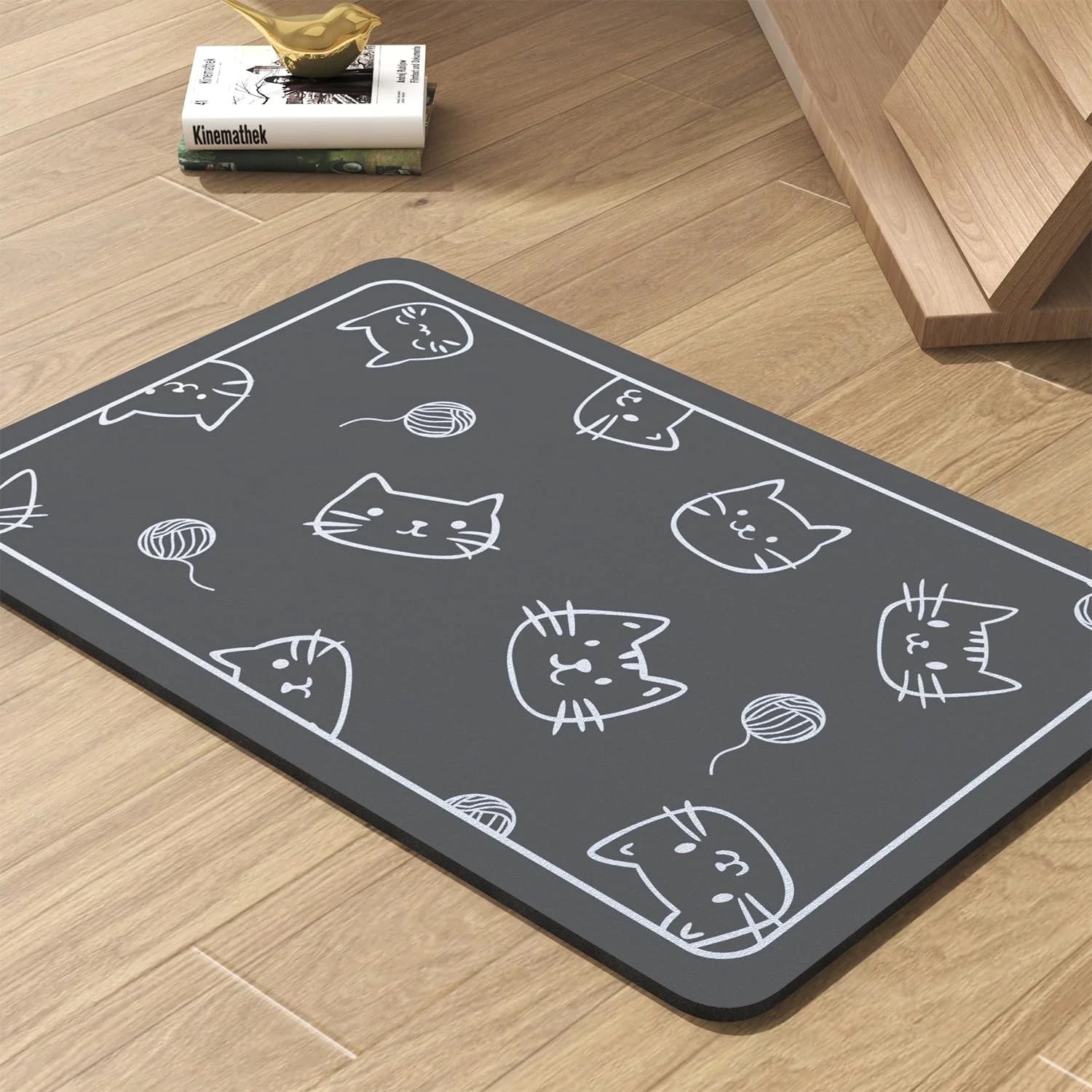 Luxury PADOOR Pet Feeding Mat – Absorbent Quick-Dry for Food Water Bowls Official