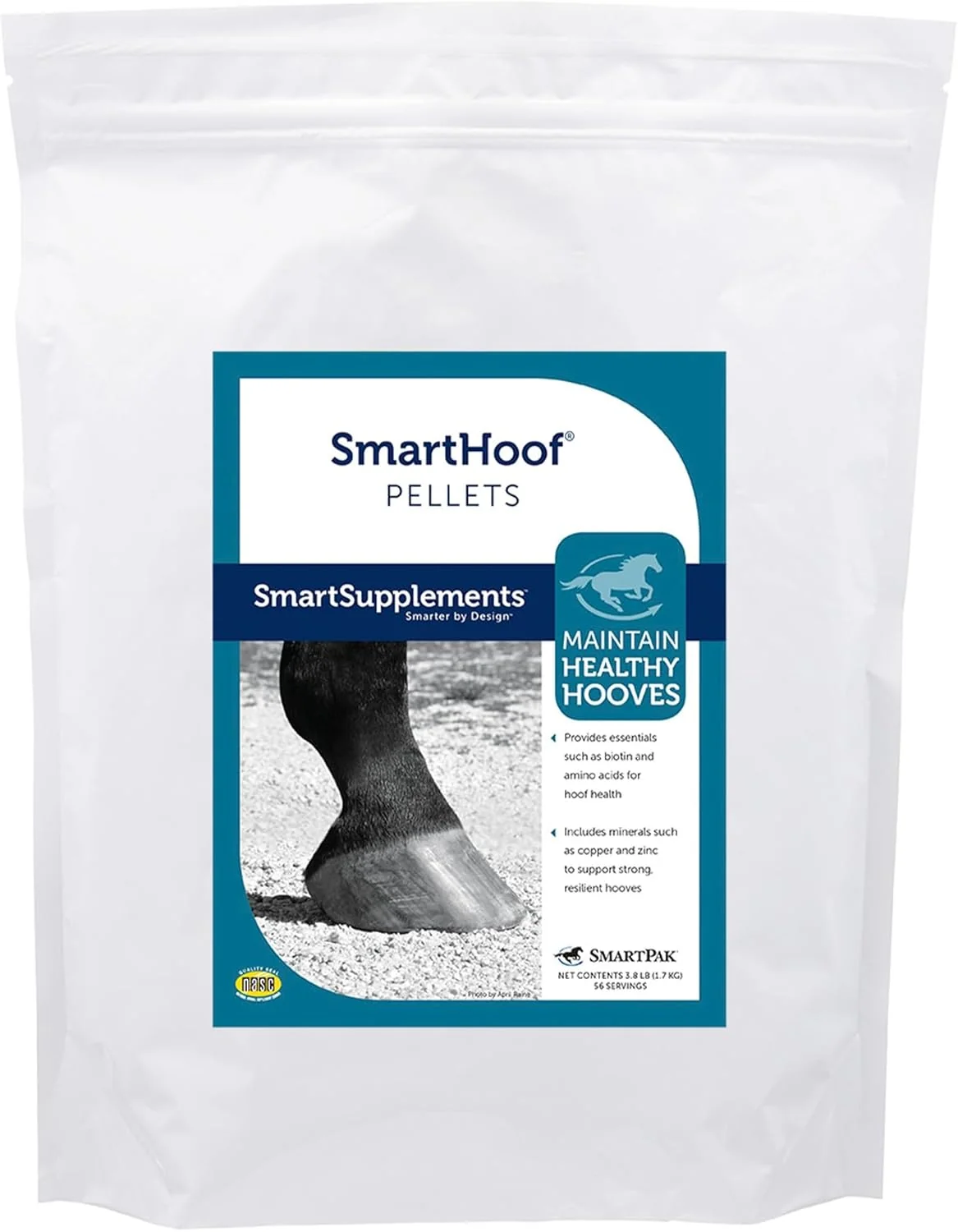 Contemporary SmartHoof Pellets Horse Biotin Joint Support Supplement with Essential Minerals for Healthy Hooves Contains Methionine Lysine Copper Zinc and More 56 Servings 7.6 lb Bag Functional
