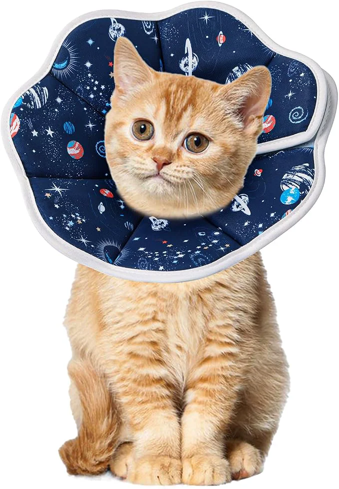 Excellent Cat Cone Collar Soft Cat Recovery Collar to Stop Licking Protective Cat Neck Certified