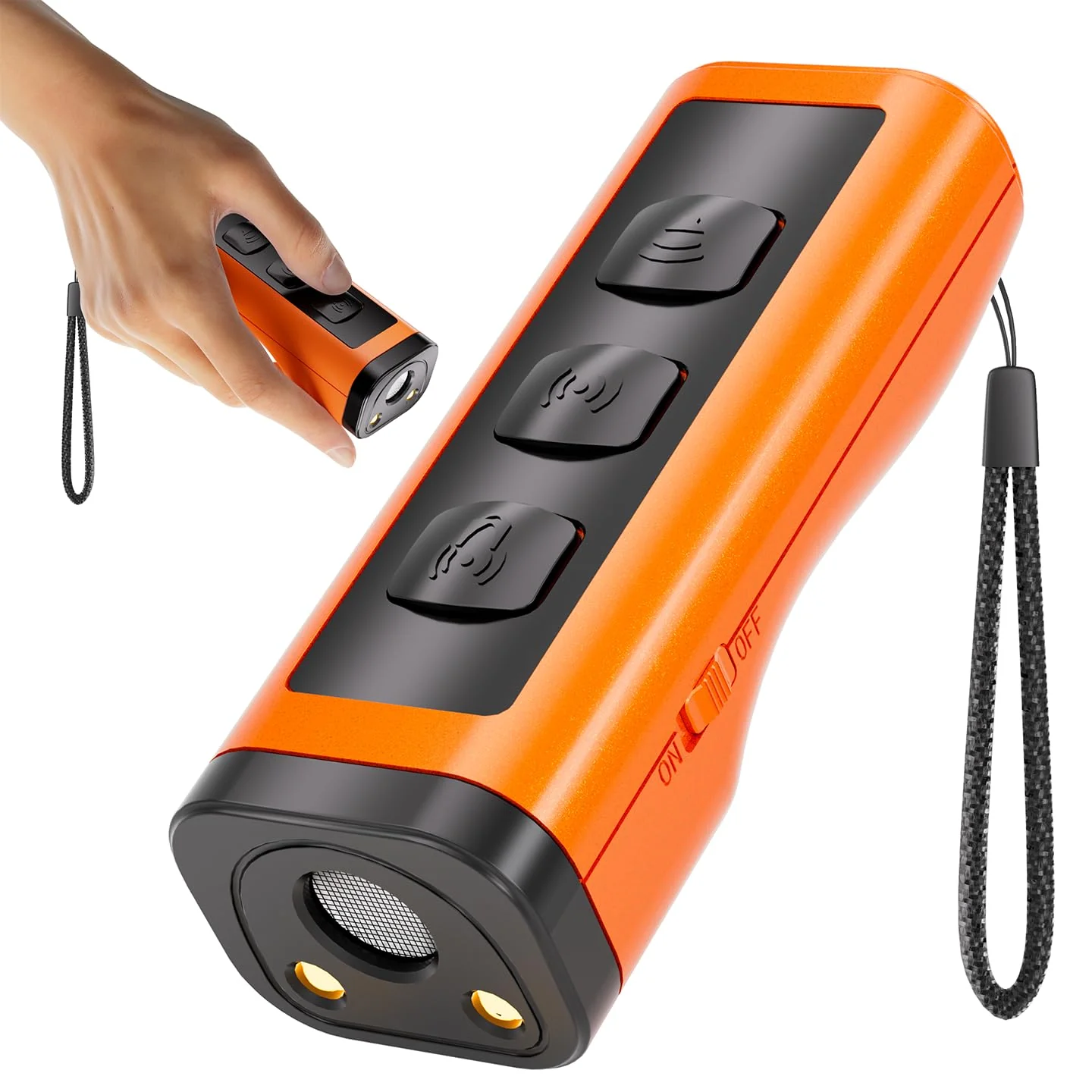 Verified Eorery Dog Bark Deterrent Device - Rechargeable Ultrasonic Trainer with 50ft Range Easy-to-Use