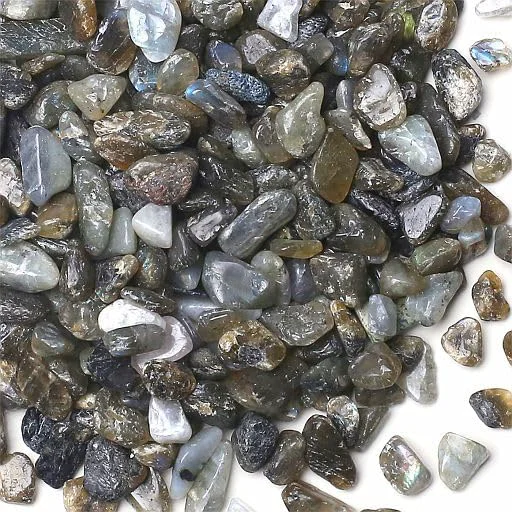 World-Class YATOJUZI Labradorite 1LB Aquarium Gravel Rocks Bulk Whole Tumbled Crystals First-Class