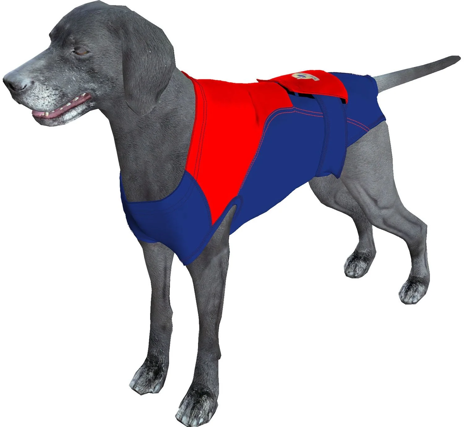 Healthy SurgiSnuggly Dog Recovery Suit – Post-Surgery Onesie Cone LS 6 Colors Excellent