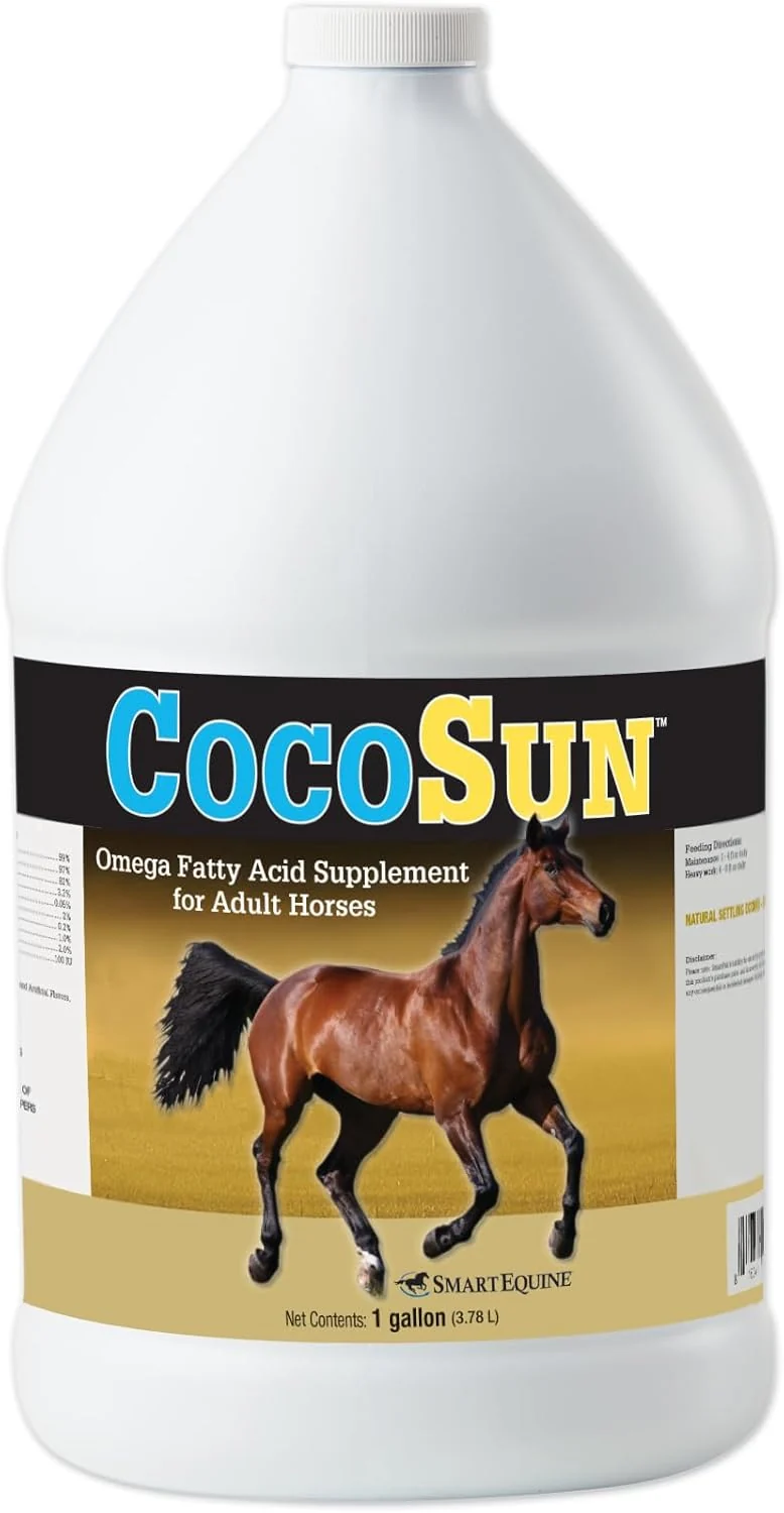 Stylish Uckele by SmartEquine CocoSun™ Oil Omega Horse Supplement Omega 3 6 9 Supplements I for Healthy Skin Shiny Coats Horse Supplements for Weight Gain 1 Gallon Innovative