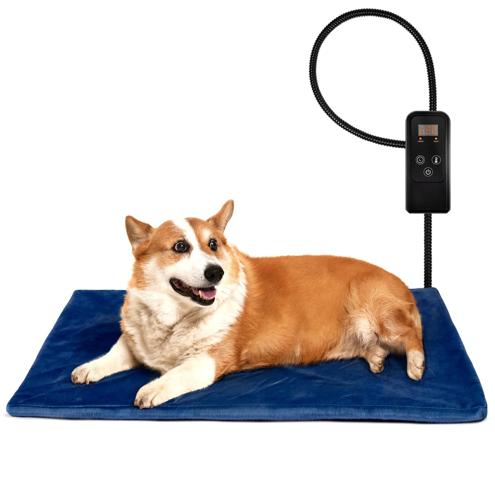 Crafted Niubya Pet Heating Pad for Dogs Cats — Adjustable Temperature Waterproof Mat with Timer 30x18 in Optimized