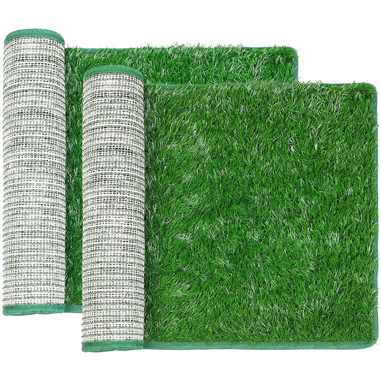 Comfortable LOOBANI Dog Grass Pee Pads Indoor Outdoor Puppy Potty Pads 18.1x28.1 inches High-Performance