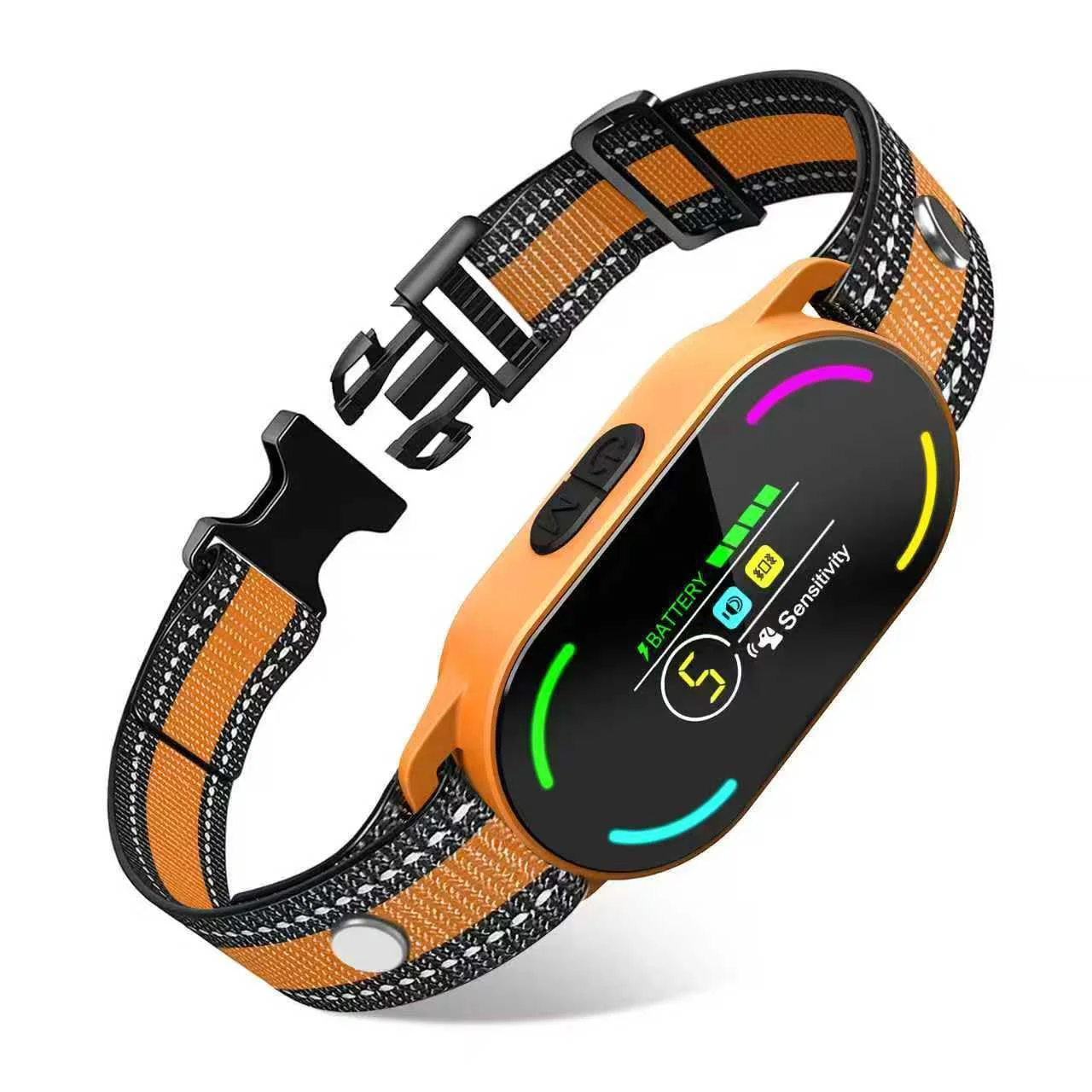 Effective Bassflows Dog Bark Collar – 2025 AI Chip 4 Training Modes 5 Sensitivities IP67 Waterproof Soft
