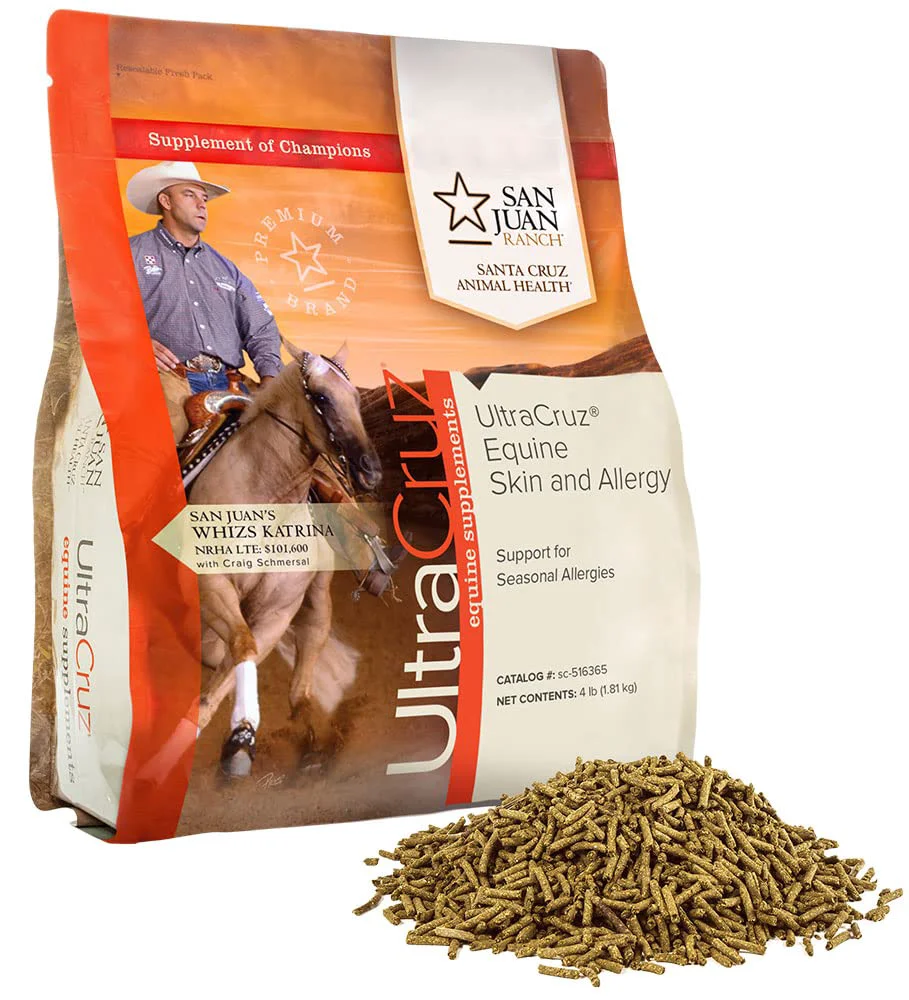 Expertly Made UltraCruz® Equine Skin and Allergy 4 lb High-Quality