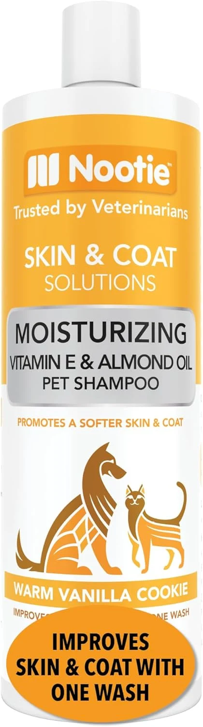 Original Nootie - Pet Shampoo for Sensitive Skin - Revitalizes Dry Skin Coat - Natural Ingredients - Gentle Dog Shampoo - Cleans Conditions 16 oz Elegant